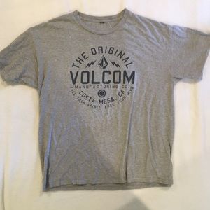 volcom original gray tee shirt ✨